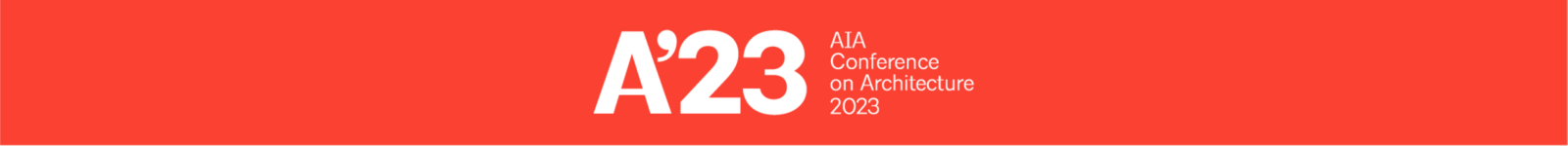 AIA Conference on Architecture 2023 logo